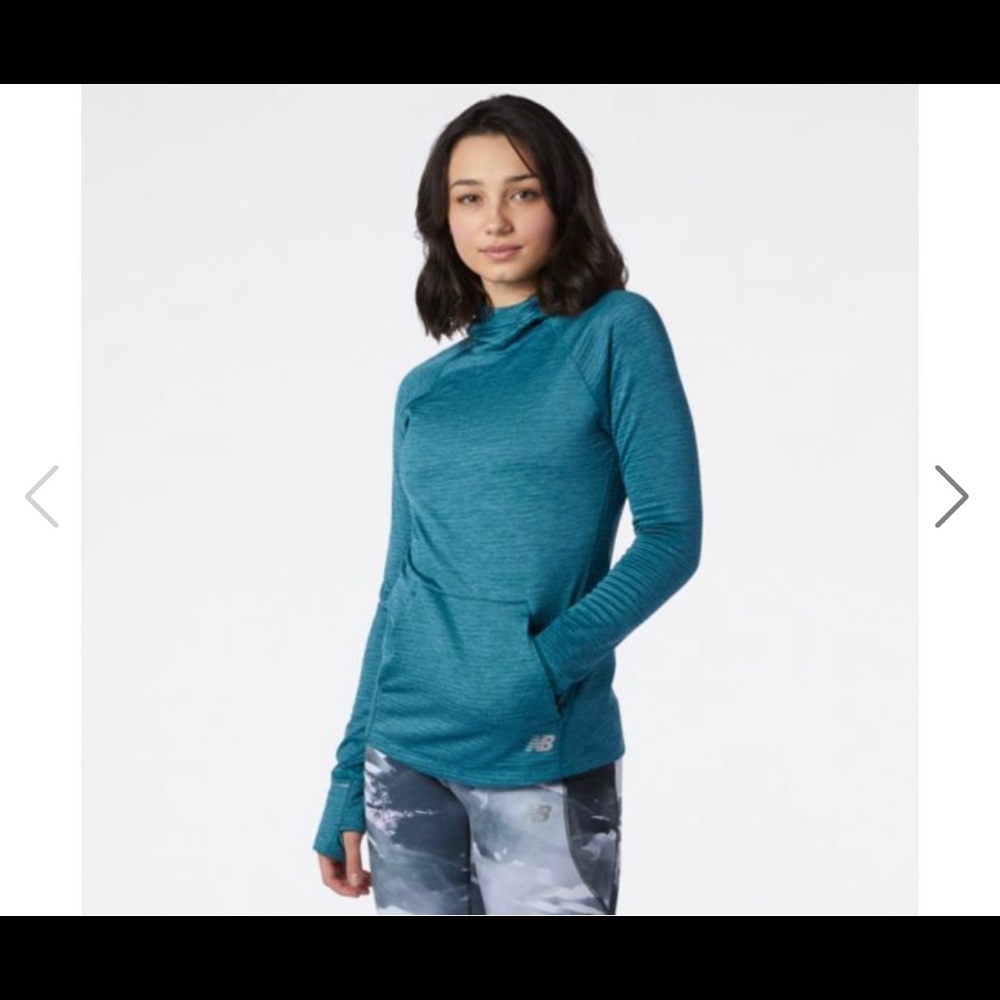 New Balance Heat Grid Hoodie Long Sleeve Running Shirt